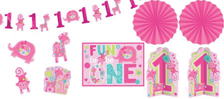 Wild at One Girl s 1st Birthday Party Supplies Party City Wild at One Girl s 1st Birthday Party Supplies Party City