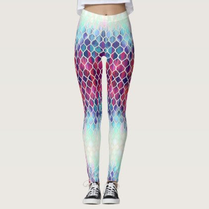 Moroccan tile leggings