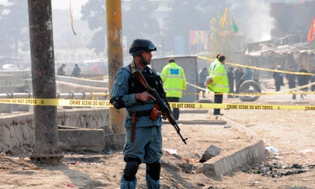 Bomb Attack, Kabul, Afghanistan - 06 Dec 2011