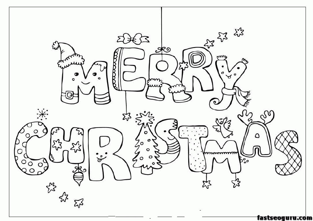 Free Merry Christmas Coloring Pages Free Download Free Clip Art Free Clip Art On Clipart Library