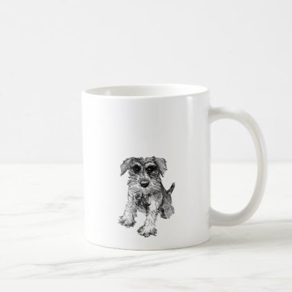 Schnauzer Drawing on Mug