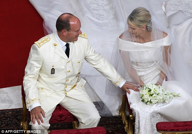 The Princess bride  Monaco  Charlene and Prince Albert ceremony The Princess bride  Monaco  Charlene and Prince Albert ceremony  5