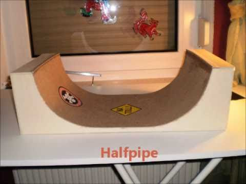 homemade fingerboard rampswood - youtube