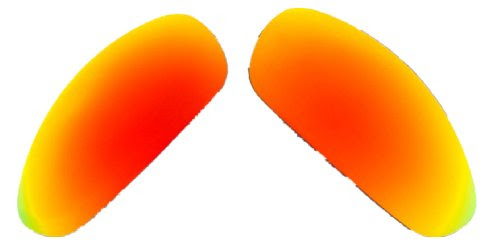 New Polarized Ruby Red Replacement Lenses for Oakley Juliet Sunglasses
