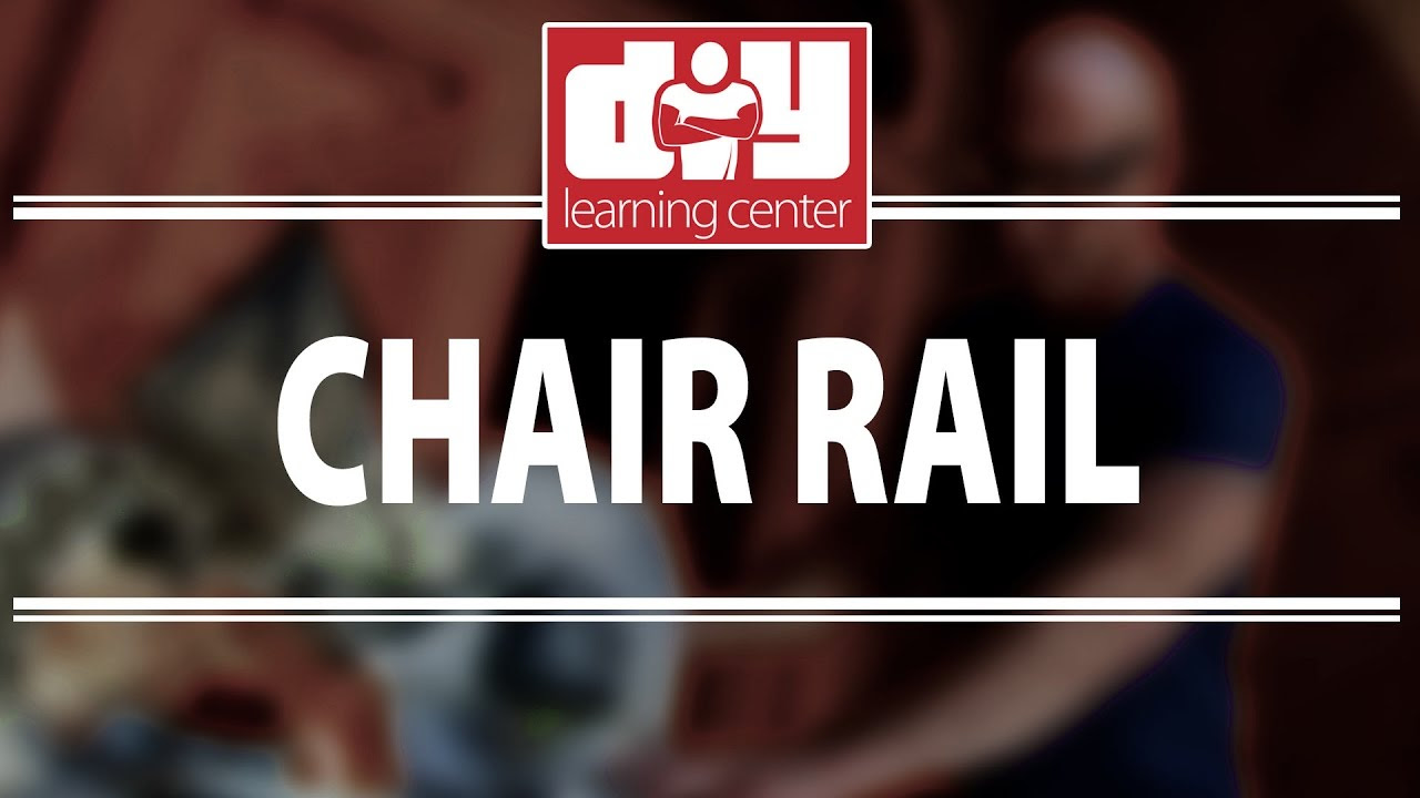 How to install chair rail - YouTube
