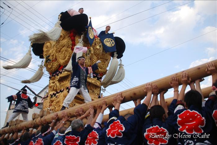 山端太鼓台 新居浜太鼓祭り多喜浜駅前かきくらべ9 新居浜市又野一丁目 09年10月17日 西条異景 西条祭り 愛媛県西条市