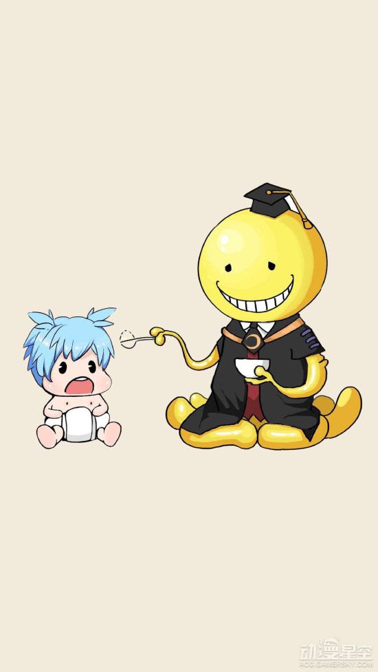 暗杀教室手机壁纸杀老师有一万种可变表情 游民星空