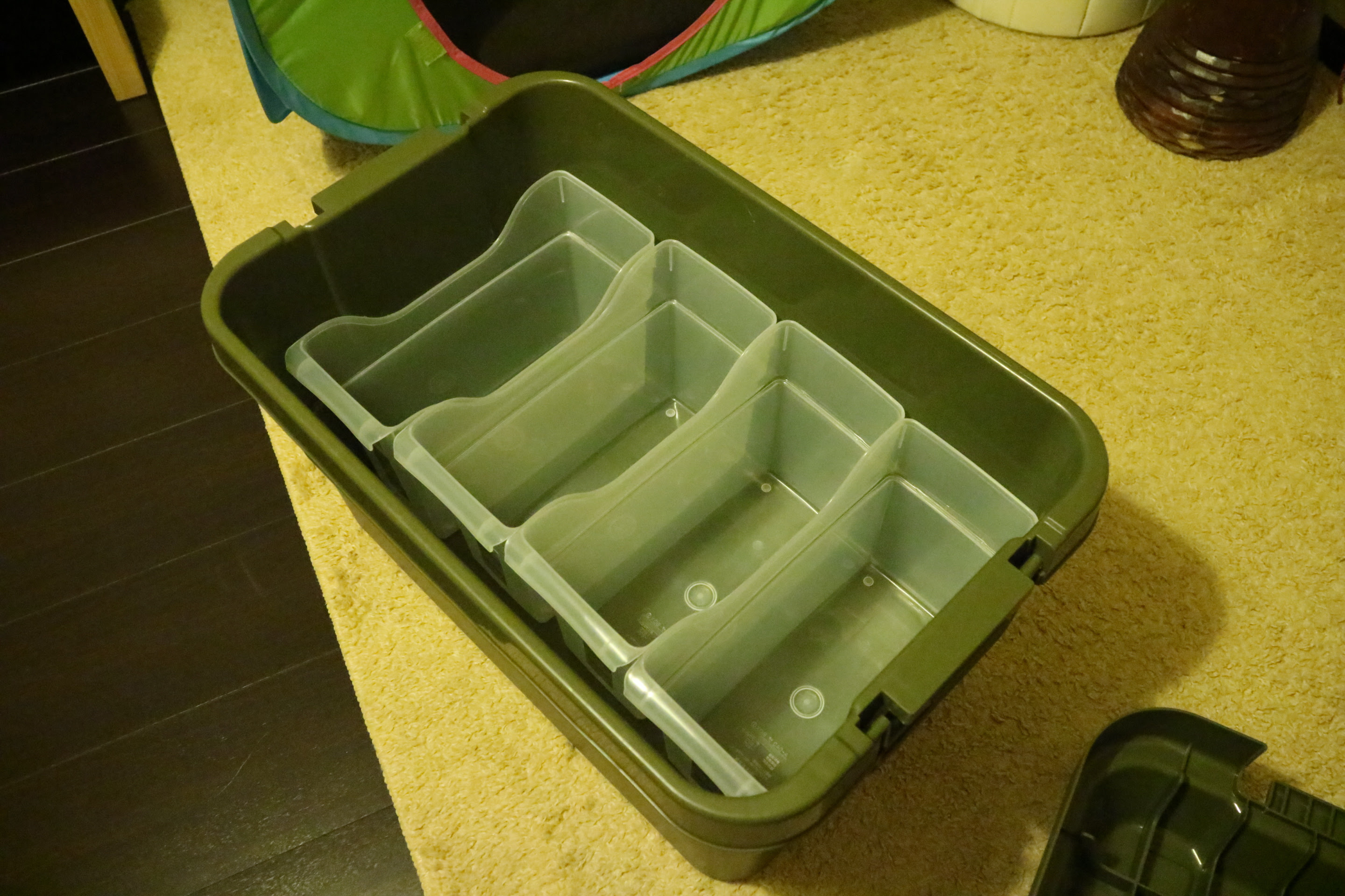 アウトドアギア収納boxの仕切りってどうしてます のんびりアウトドア