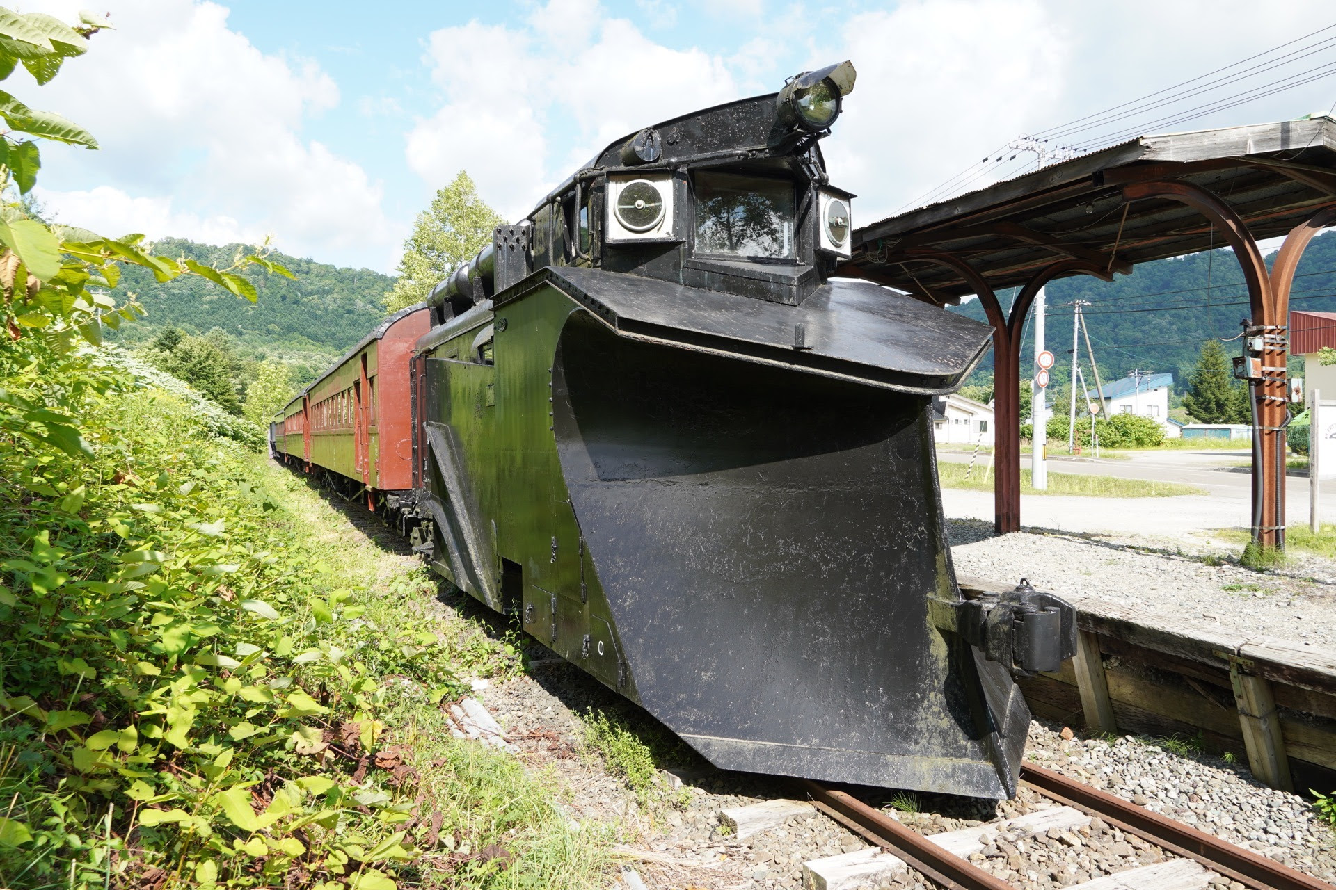 三菱大夕張鉄道 南大夕張駅跡にて 北海道鉄道夢の跡 Powered By Nine Tails