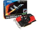 MSI N450GTS-MD1GD5 NVIDIA GeForce GTS450 Grafikkarte (PCI-e, 1024MB GDDR5 Speicher, DVI , VGA , 1 GPU)