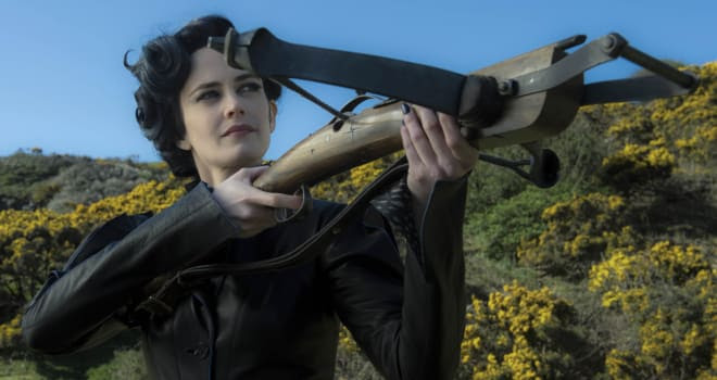 DF-07237 - Miss Peregrine (Eva Green) takes aim at her powerful enemies. Photo Credit: Jay Maidment.