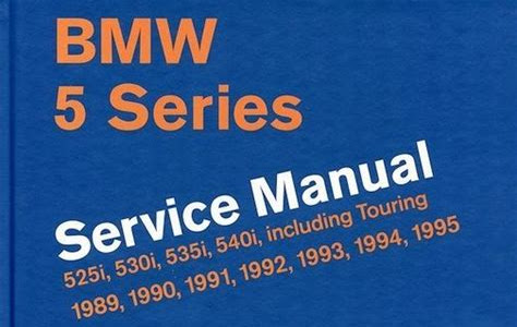Link Download bmw 535i 1989 1995 repair service manual Prime Reading PDF
