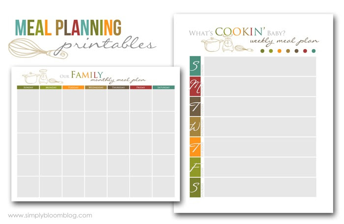 MealPlanningPrintables