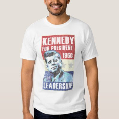 John F. Kennedy Historic Presidential Poster Tee Shirt