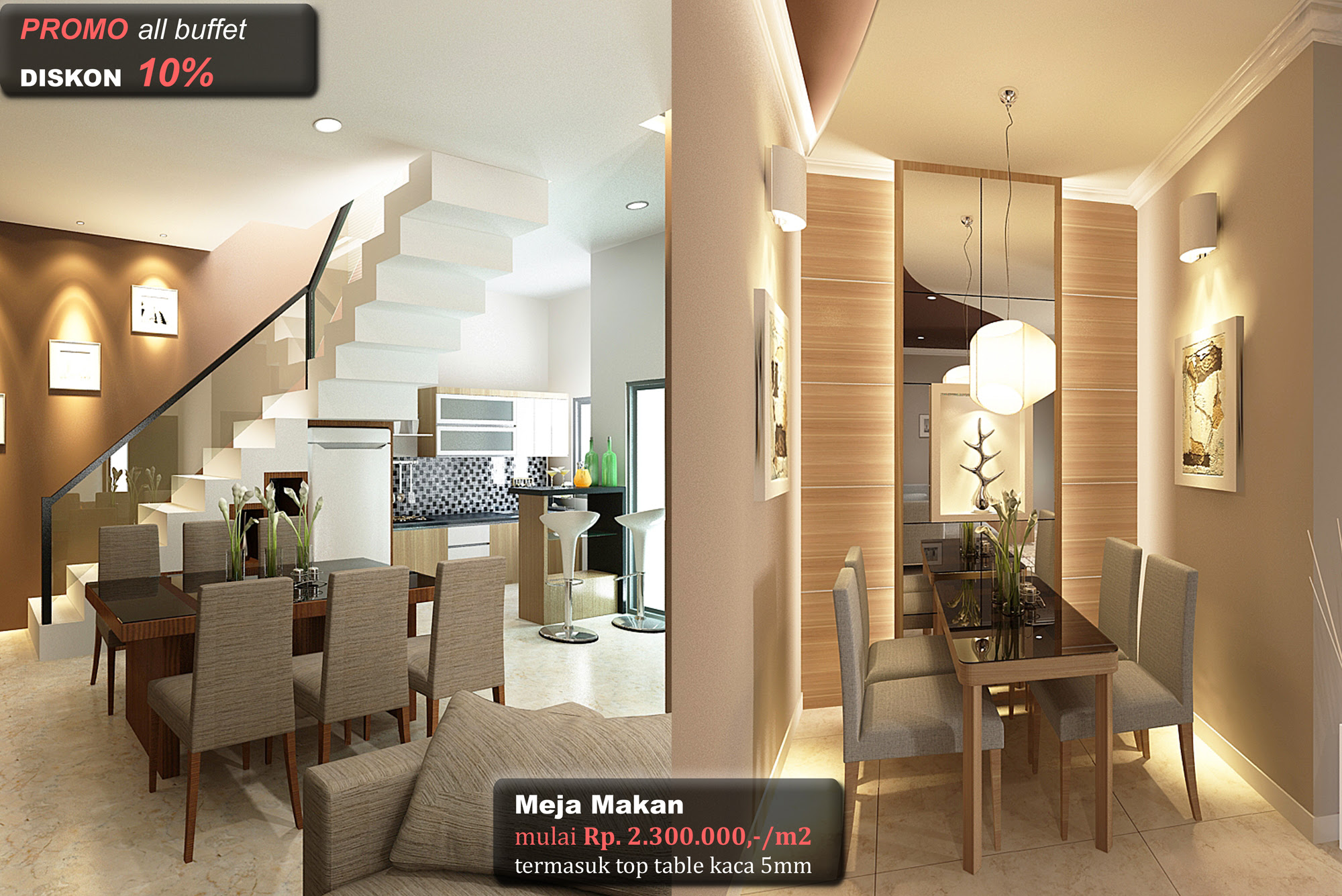 Harga Jasa Interior Apartemen 2 Kamar Surabaya Jasa Kitchen Set