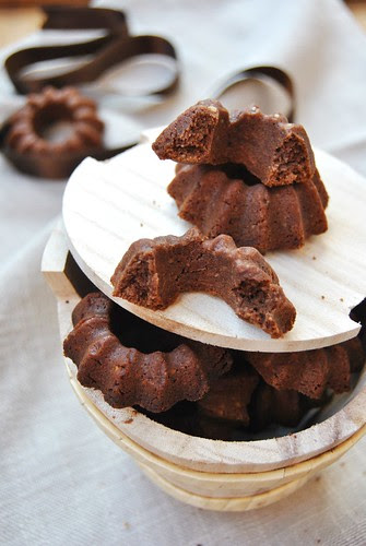 Chocolate and ginger soft cookies