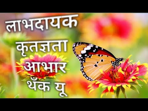 Gratitude in marathi