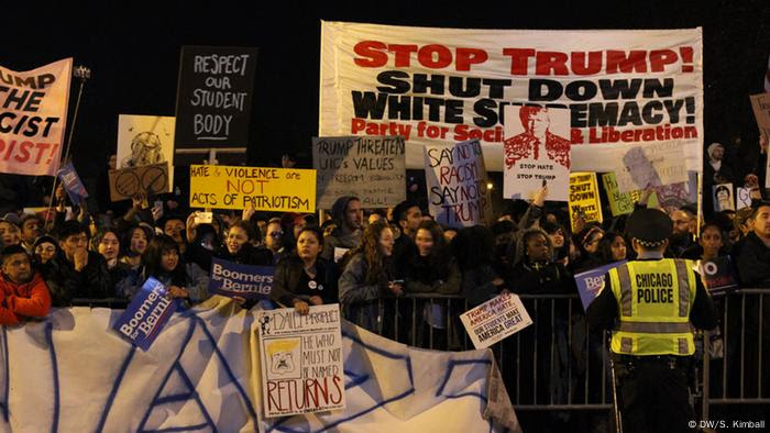 Image result for Trump Protests in Chicago