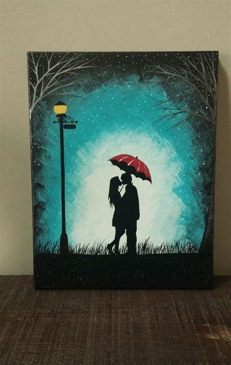 There are some paints that are specifically. 40 Easy Canvas Painting Ideas For Art Lovers | Easy canvas