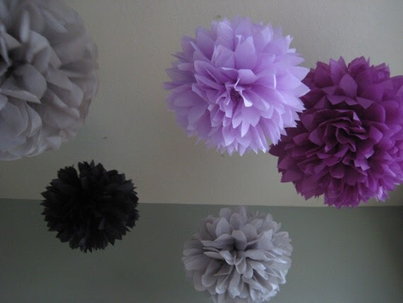 Twilight 5 Tissue Paper Pom Poms DIY Decor Kit by Twilight 5 Tissue Paper Pom Poms DIY Decor Kit by