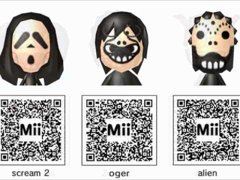 nintendo 3ds Qr codes Mii - YouTube