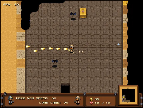 Humble Bundle Mojam, Windows Catacomb Snatch: Bazı yarasalar para toplamak için çekim.