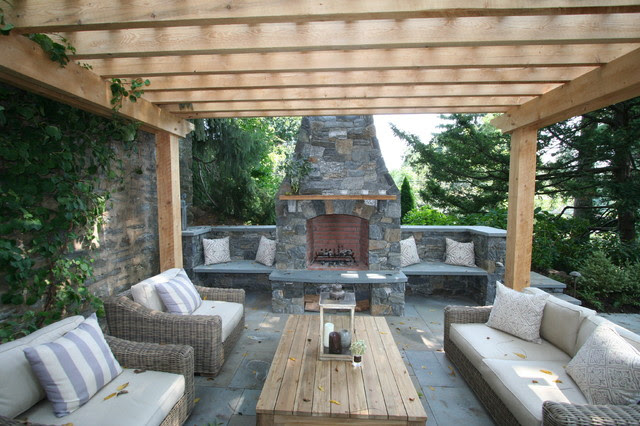 traditional patio