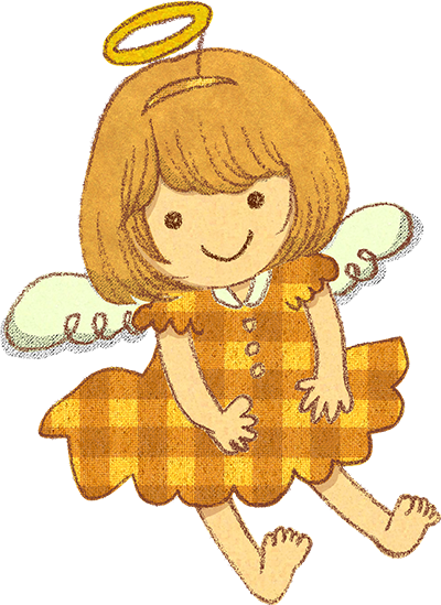 天使 01のイラスト かわいいフリー素材が無料のイラストレイン