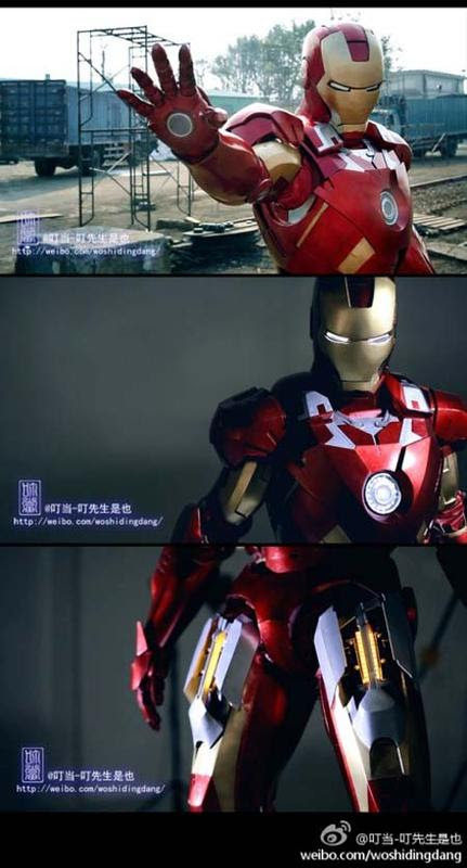 The Awesome Iron Man Mark VII Armor Suit with Mechanical 