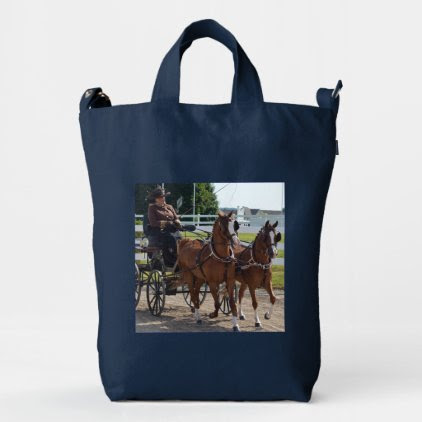 walnut hill carriage driving horse show duck bag