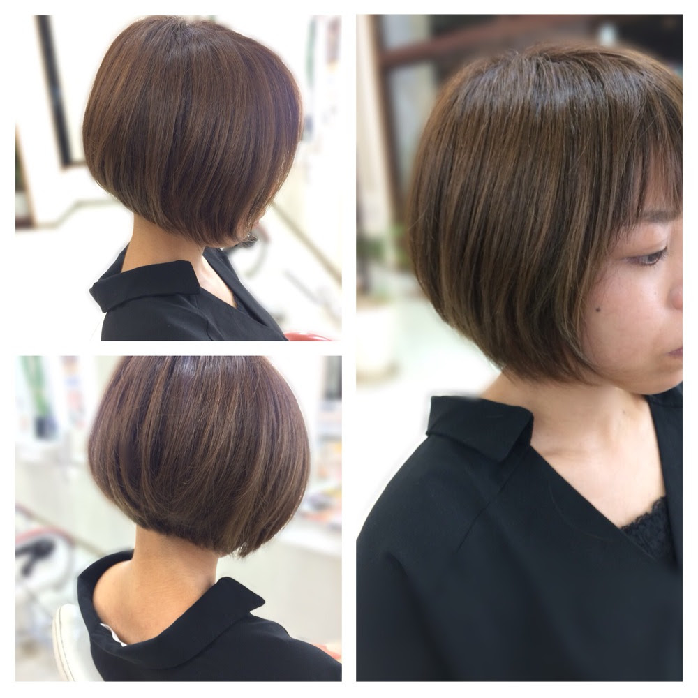 前下がりのショートボブ ヘアスタイル Hair Verde ヘアーヴェルデ