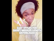 Trends Sisterlocks Updo Hairstyles most searching!