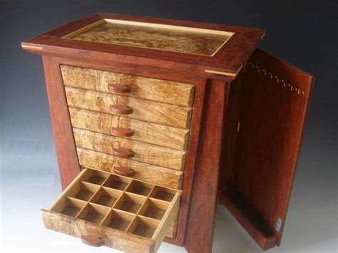 wooden storage chest handmade wooden jewelry box plans