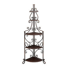 Bakers Racks - Metal, Wood Wrought Iron Bakers Racks