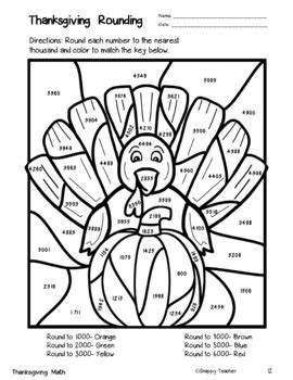  thanksgiving math 4th grade by snappy teacher tpt