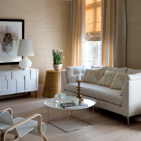 Casual cream living room | Living rooms | Living room ...