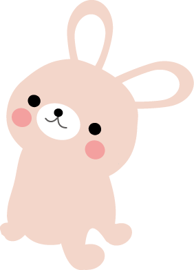 かわいいイラスト 無料イラスト フリー素材 うさぎ２