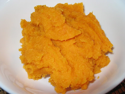 While searching for a tasty recipe for mashed sweet potatoes I came across a 