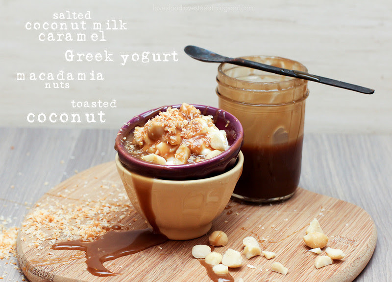 Salted Coconut Caramel Yogurt Parfaits