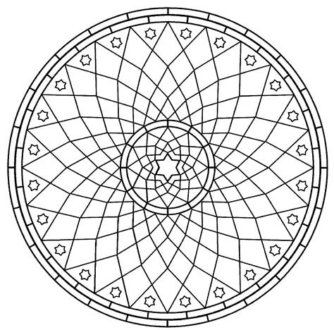  free printable coloring page mandala coloring pages