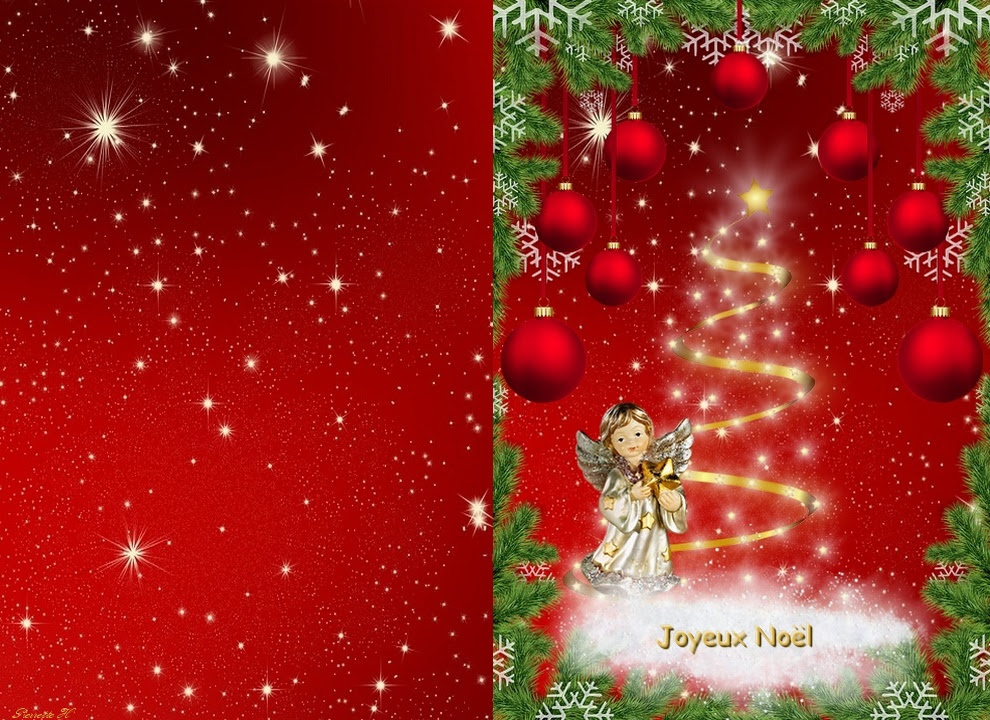 Cartes Joyeux Noel Fonds Decosblogimag Nation