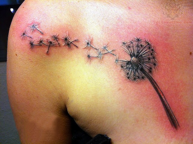 dandelion-tattoo-on-front-shoulder
