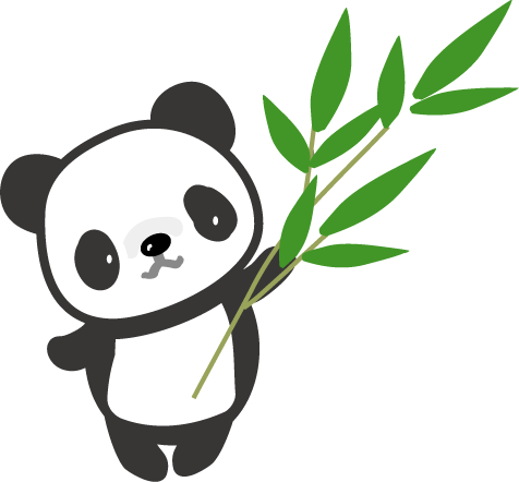 パンダのイラスト 無料イラスト