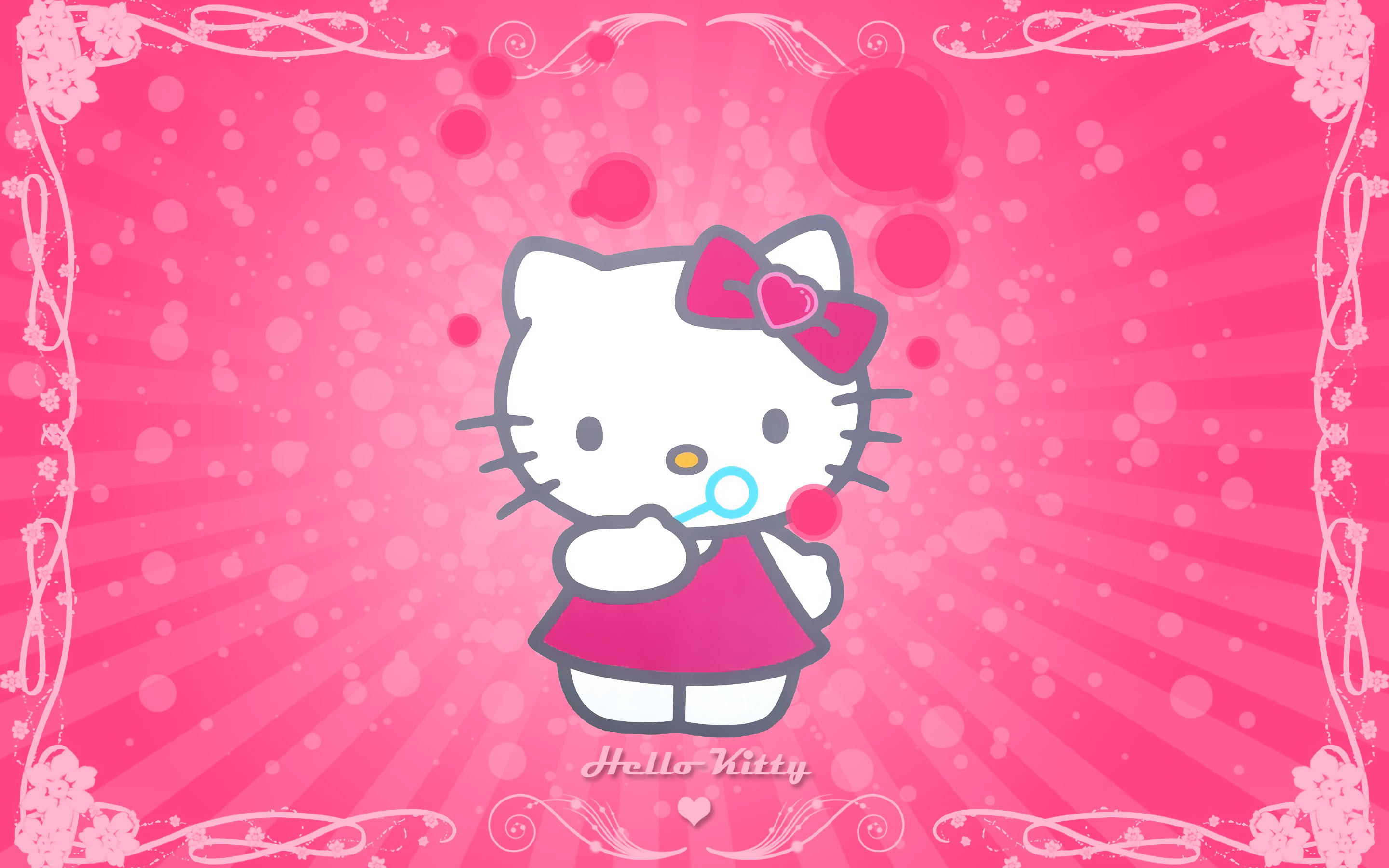 Hello Kitty Black and Pink Wallpaper (60+ images)
