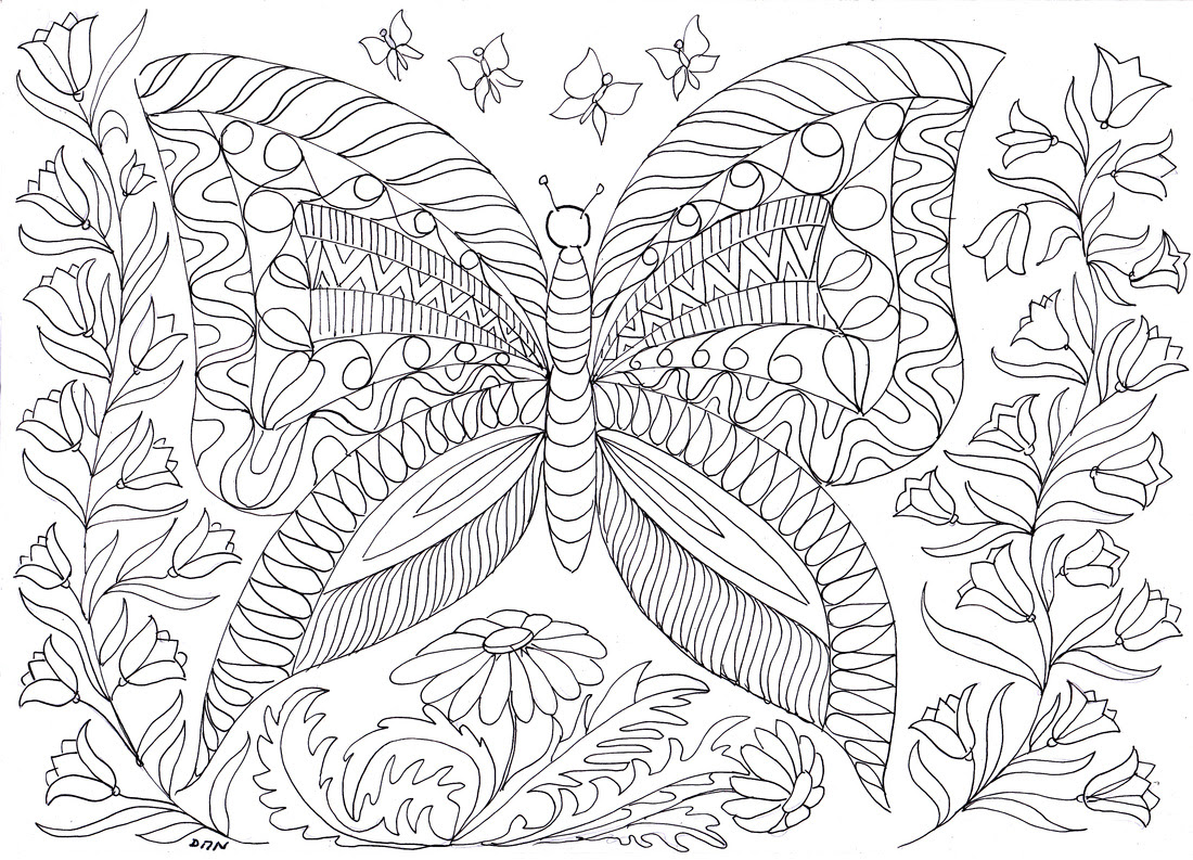 Image Coloriage anti stress gratuit