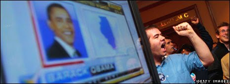 Obama supporters in optimistic mood