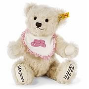 Mohair Teddy Bear Birth Wool White