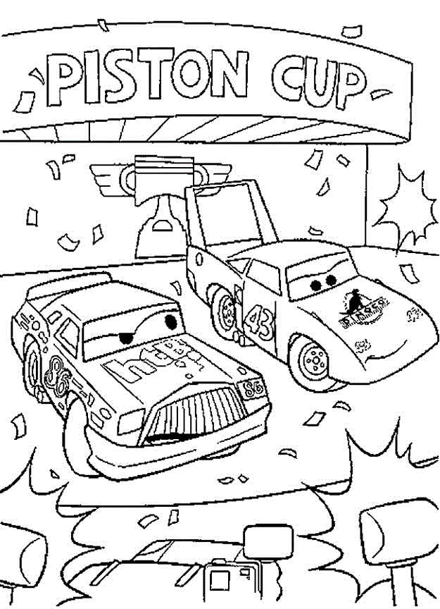 580 Cars Coloring Pages Chick Hicks  Latest Free