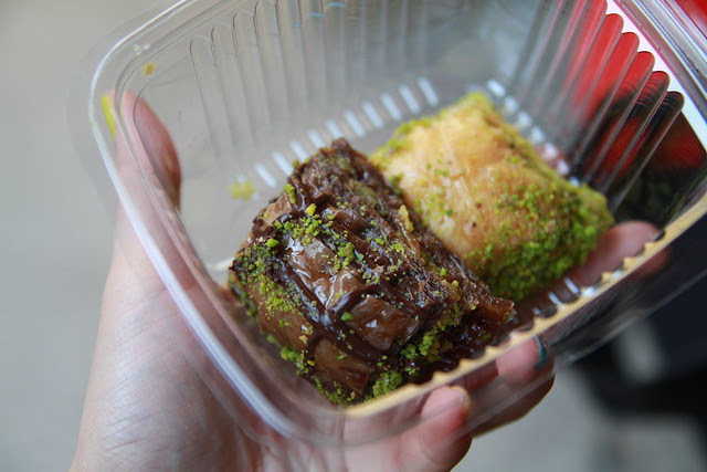 Chocolate and Pistachio Baklava