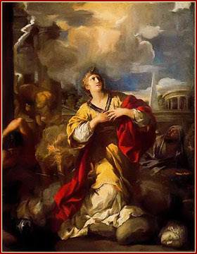 SANTA MARTINA, Virgen y Mártir